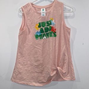 Disney Parks sleeves shirt with “knot” accent edge. Never worn!